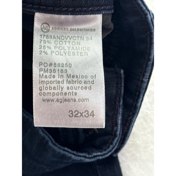 Women’s AG Los Angeles Dark Wash Modern Slim Jeans Sz 16 - Picture 3 of 4